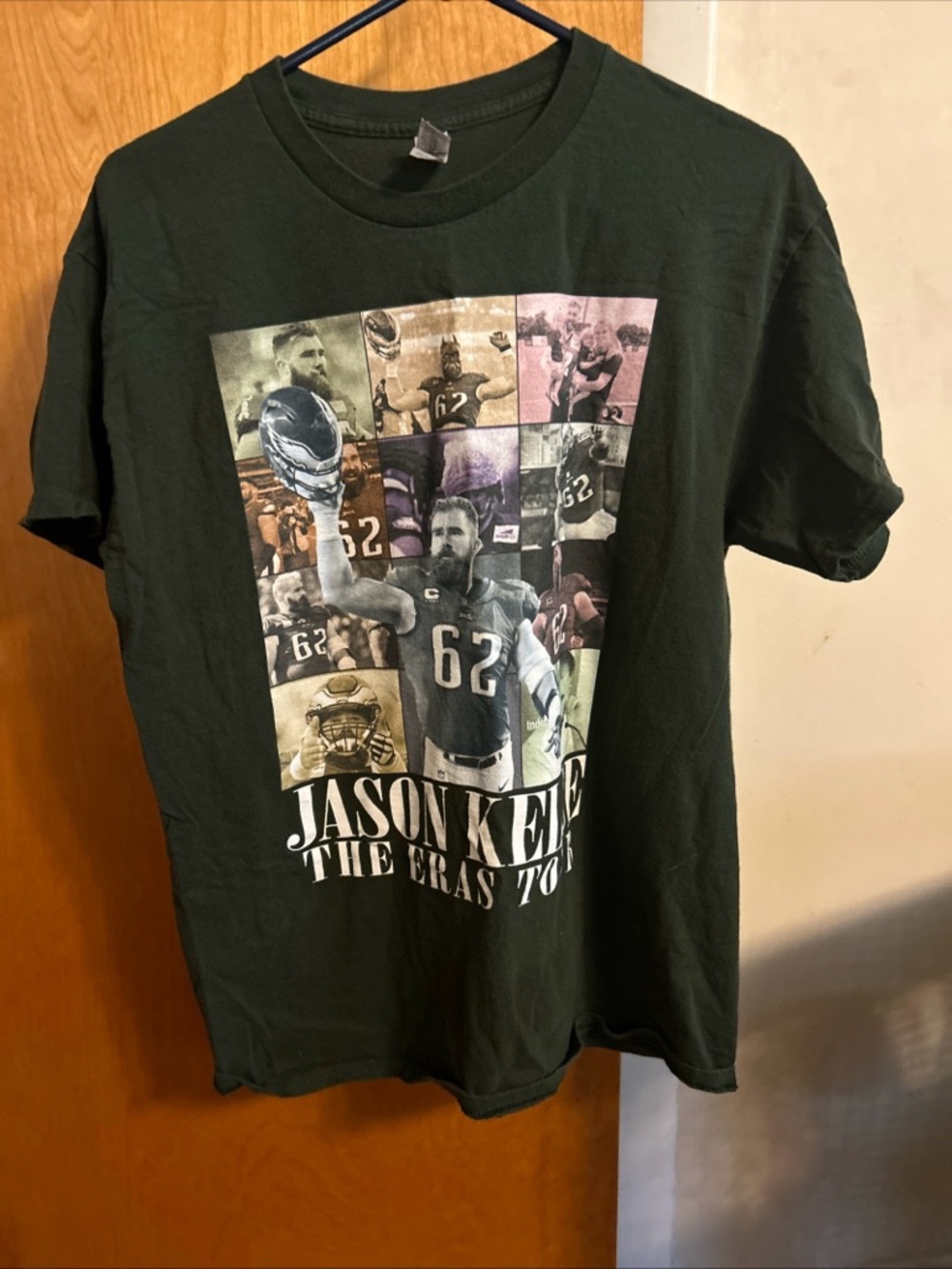 Jason Kelce The Eras Tour Graphic Tee - Dark Green Men’s T-Shirt